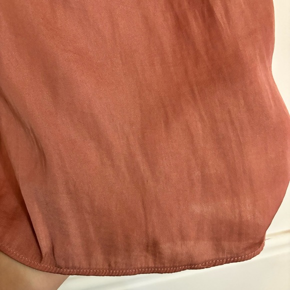 Cynthia Rowley Blush Mauve Pink Lightweight Blouse With Flowy Sleeves Size 1X - Picture 7 of 9